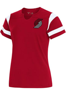 Antigua Portland Trail Blazers Womens  Encounter Short Sleeve T-Shirt