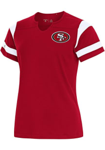 Antigua San Francisco 49ers Womens  Encounter Short Sleeve T-Shirt