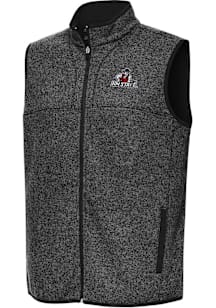 Antigua New Mexico State Aggies Mens Black Fortune Sleeveless Jacket