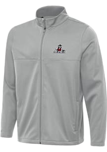 Antigua New Mexico State Aggies Mens Grey Links 2 Light Weight Jacket