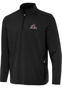 Antigua New Mexico State Aggies Mens  Perilous Long Sleeve Qtr Zip Pullover