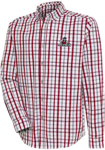 Antigua New Mexico State Aggies Mens Cardinal Tending Long Sleeve Dress Shirt