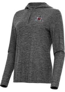 Antigua New Mexico State Aggies Womens Black Daybreak Qtr Zip