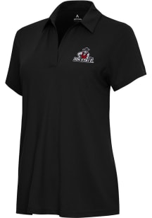 Antigua New Mexico State Aggies Womens  Era Short Sleeve Polo Shirt