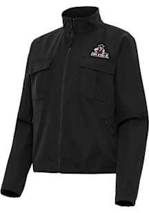 Antigua New Mexico State Aggies Womens Black Even Par Light Weight Jacket