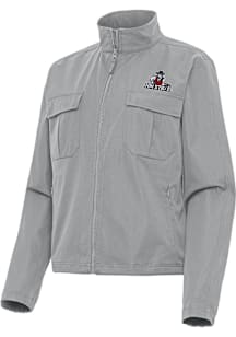 Antigua New Mexico State Aggies Womens Grey Even Par Light Weight Jacket