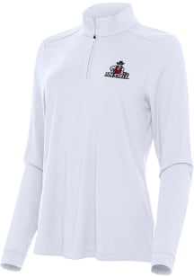 Antigua New Mexico State Aggies Womens White Intent Qtr Zip