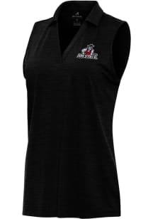 Antigua New Mexico State Aggies Womens Black Layout Polo Shirt