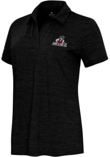 Antigua New Mexico State Aggies Womens Black Layout Short Sleeve Polo Shirt