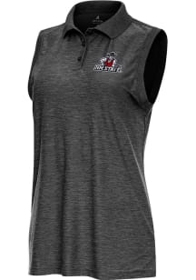 Antigua New Mexico State Aggies Womens Black Recap Polo Shirt