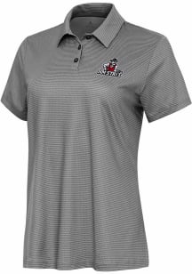 Antigua New Mexico State Aggies Womens White Rings Short Sleeve Polo Shirt