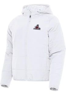 Antigua New Mexico State Aggies Womens White Universe Filled Jacket