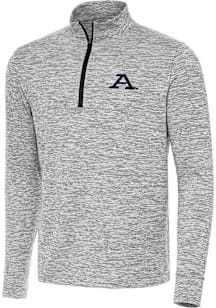 Antigua Akron Zips Mens Black Cause Long Sleeve Qtr Zip Pullover