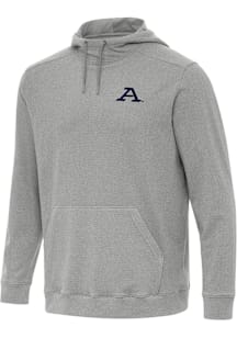 Antigua Akron Zips Mens Grey Cloud Long Sleeve Hoodie