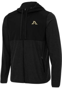Antigua Akron Zips Mens Black Sway Light Weight Jacket