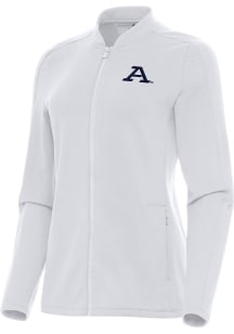 Antigua Akron Zips Womens White Continual Light Weight Jacket