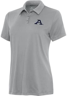 Antigua Akron Zips Womens Grey Reprocess Recycled Short Sleeve Polo Shirt