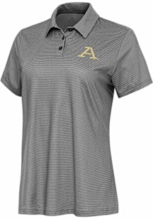 Antigua Akron Zips Womens White Rings Short Sleeve Polo Shirt