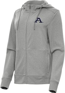 Antigua Akron Zips Womens Grey Seeker Light Weight Jacket