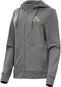 Antigua Akron Zips Womens Black Seeker Light Weight Jacket