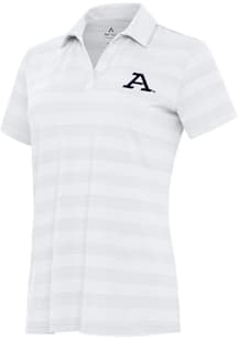 Antigua Akron Zips Womens White Tunnel Short Sleeve Polo Shirt