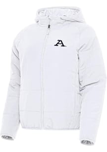 Antigua Akron Zips Womens White Universe Filled Jacket