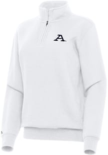 Antigua Akron Zips Womens White Victory Qtr Zip