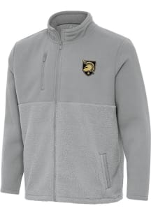 Antigua Army Black Knights Mens Grey Daily Fused Medium Weight Jacket