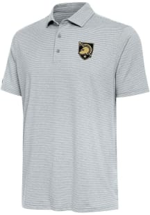 Antigua Army Black Knights Mens Grey Scheme Short Sleeve Polo