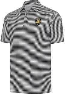 Antigua Army Black Knights Mens Black Skills Short Sleeve Polo
