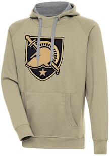 Antigua Army Black Knights Mens Khaki Full Front Victory Long Sleeve Hoodie