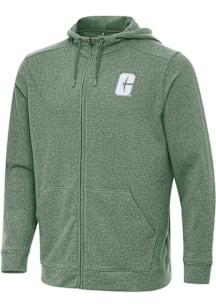 Antigua UNCC 49ers Mens Green Effortless Light Weight Jacket