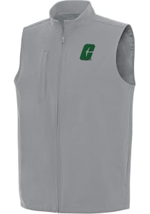 Antigua UNCC 49ers Mens Grey Regard Sleeveless Jacket