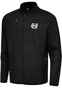 Antigua Utah State Aggies Mens Black Hold Up Light Weight Jacket