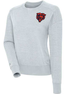 Antigua Chicago Bears Womens Grey Alternate Forward Crew Sweatshirt