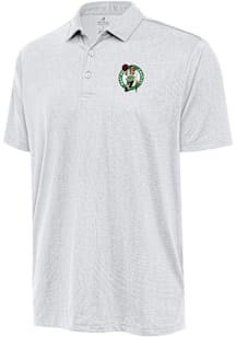 Antigua Boston Celtics Mens White Ellipse Short Sleeve Polo