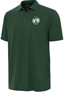 Antigua Boston Celtics Mens Green Era Short Sleeve Polo