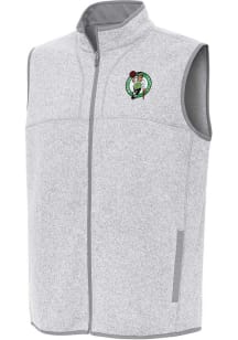 Antigua Boston Celtics Mens Grey Fortune Sleeveless Jacket