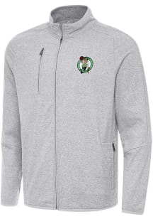 Antigua Boston Celtics Mens Grey Hold Up Light Weight Jacket