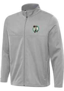 Antigua Boston Celtics Mens Grey Links 2 Light Weight Jacket