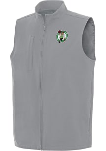 Antigua Boston Celtics Mens Grey Regard Sleeveless Jacket