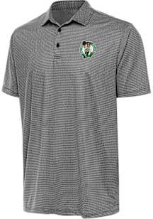 Antigua Boston Celtics Mens White Rings Short Sleeve Polo