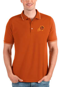 Antigua Phoenix Suns Mens Orange Affluent Short Sleeve Polo