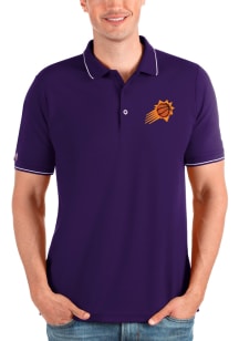 Antigua Phoenix Suns Mens Purple Affluent Short Sleeve Polo