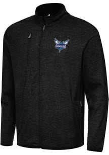 Antigua Charlotte Hornets Mens Black Hold Up Light Weight Jacket