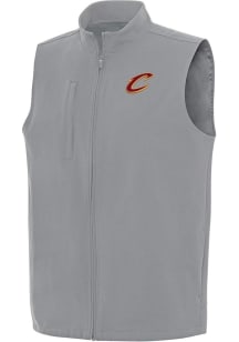 Antigua Cleveland Cavaliers Mens Grey Regard Sleeveless Jacket
