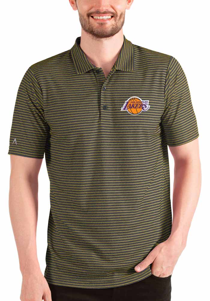 Antigua Men's Los Angeles Lakers Tribute Polo Shirt