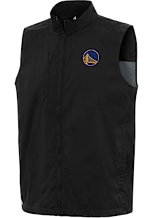 Antigua Golden State Warriors Mens Black Brisk Sleeveless Jacket