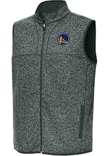 Antigua Golden State Warriors Mens Grey Fortune Sleeveless Jacket