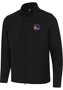 Antigua Golden State Warriors Mens Black Objection Light Weight Jacket